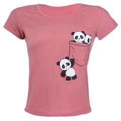 JOHE Blusa Feminina com bolso panda