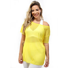 JOHE Blusa de Tule Academia