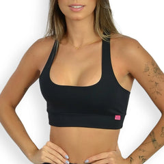 JOHE Top Fitness Feminino costas nadador, sem bojo