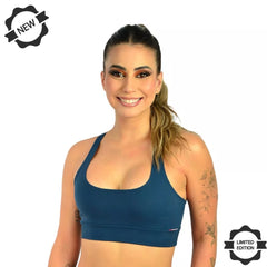 JOHE Top Fitness Feminino costas nadador, sem bojo