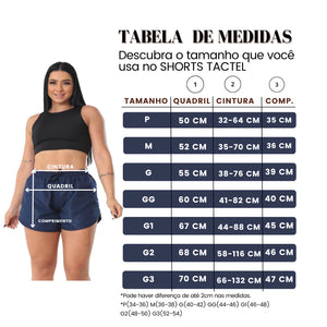 JOHE Shorts Feminino em Tactel