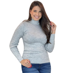 JOHE Blusa Cacharrel Feminina Gola Alta Tricot